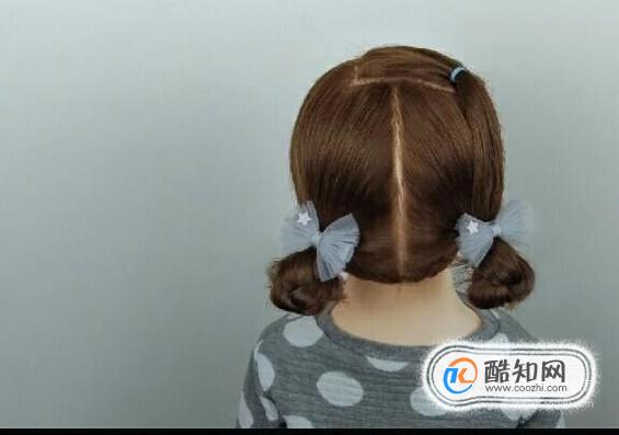 可爱小女孩发型绑扎方法