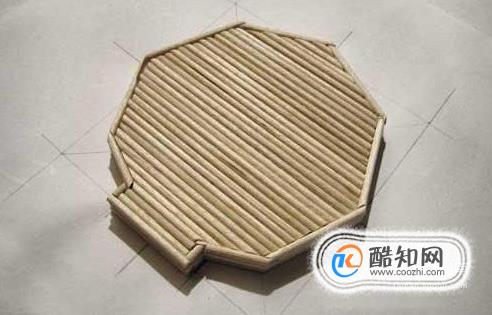 筷子制作的建筑物模型