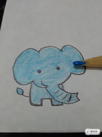 如何画大象简笔画步骤