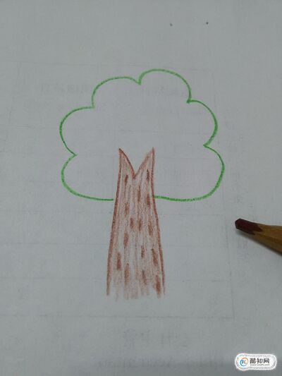 大树的简笔画法步骤