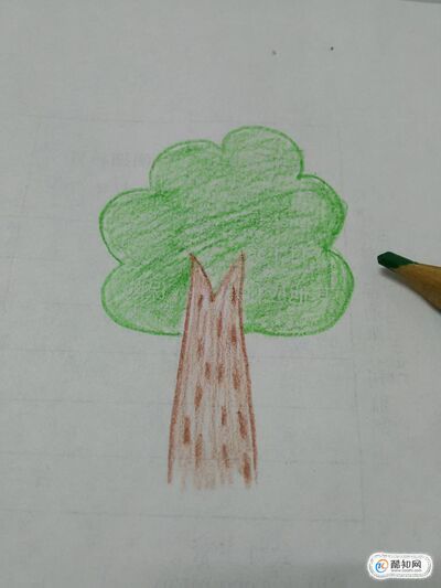大树的简笔画法步骤