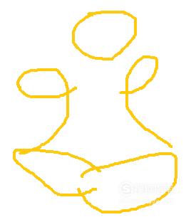 QQ画图..瑜伽怎么画